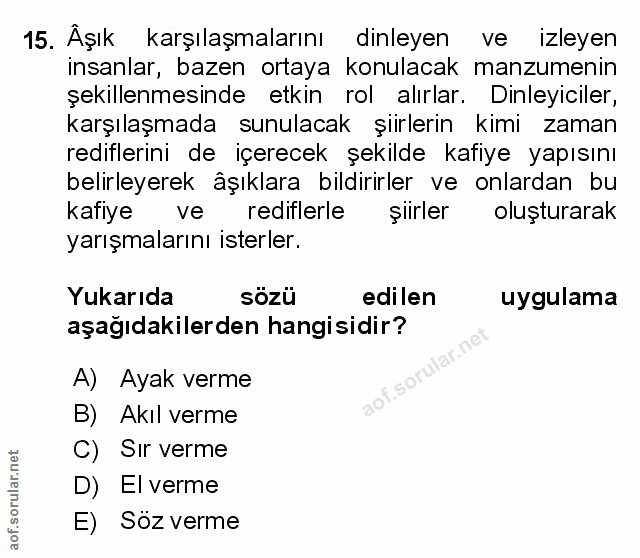 Soru 15
