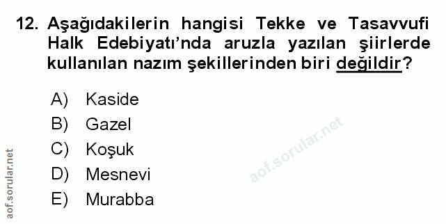 Soru 12