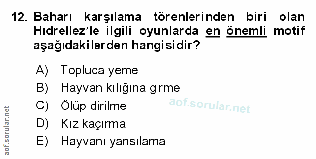 Soru 12