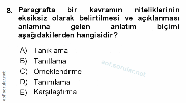 Soru 8