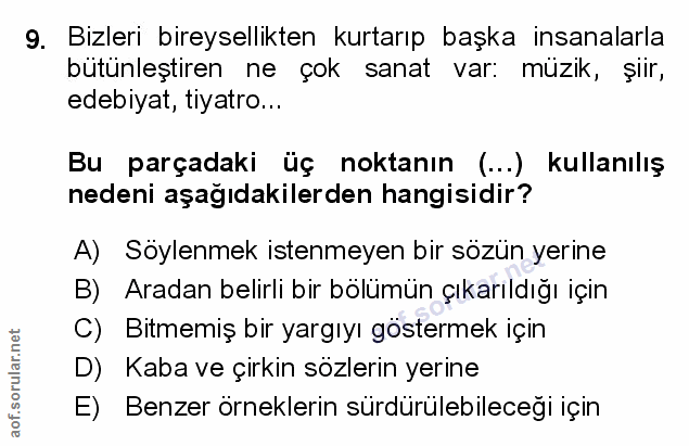 Soru 9