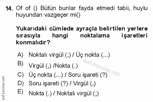 Soru 14
