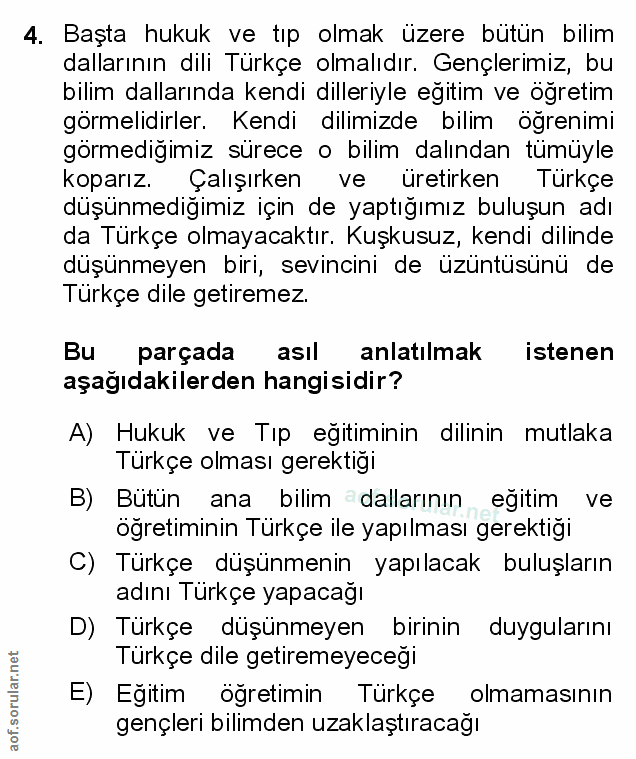 Soru 4