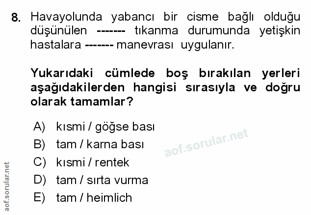 Soru 8