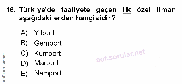 Soru 16