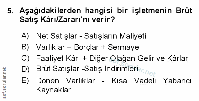 Soru 5