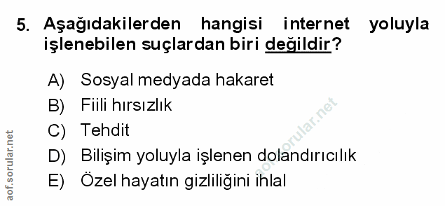Soru 5