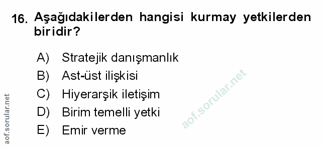 Soru 16