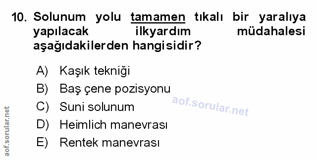 Soru 10