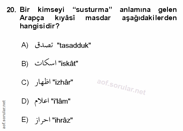Soru 20