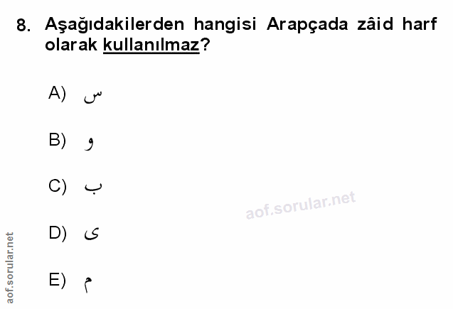 Soru 8