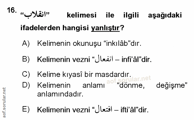 Soru 16
