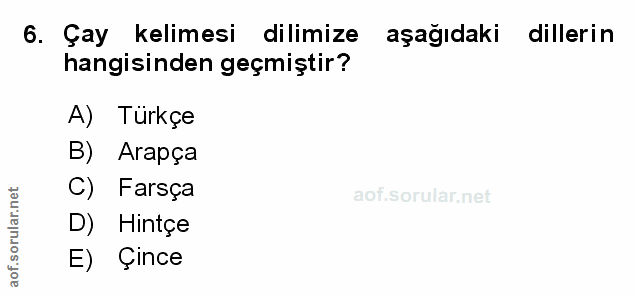 Soru 6