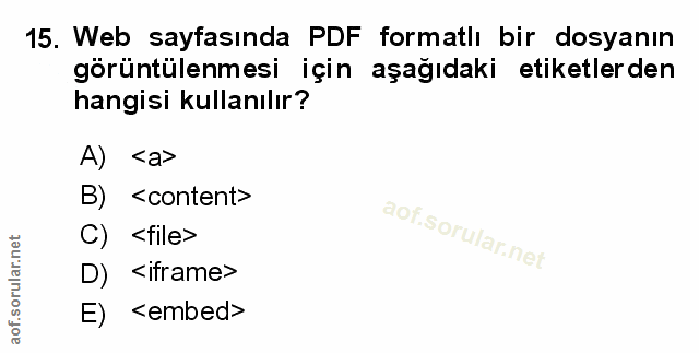 Soru 15