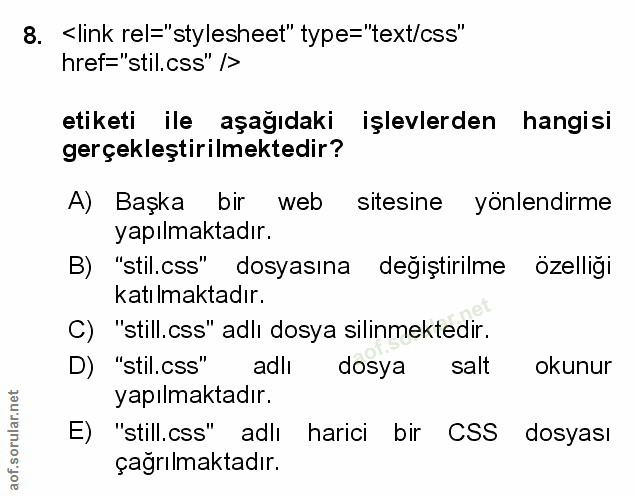 Soru 8