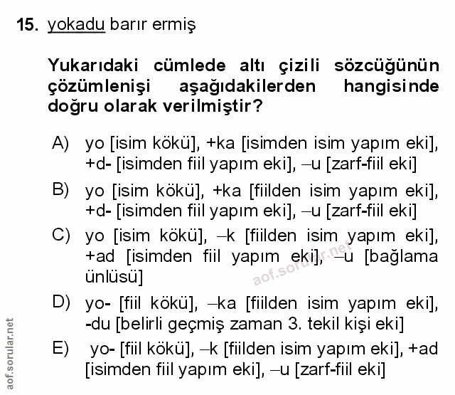 Soru 15