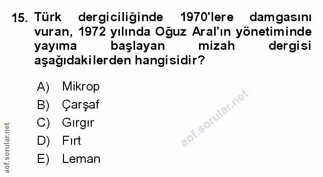 Soru 15