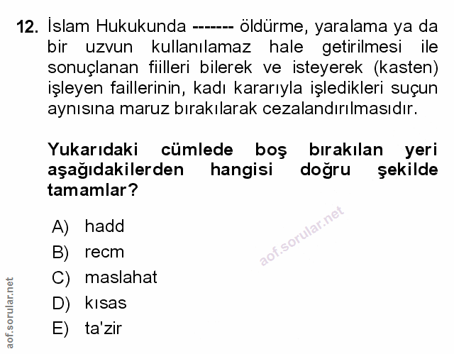 Soru 12
