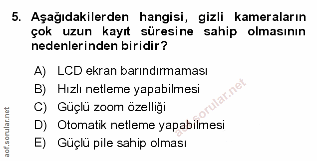 Soru 5