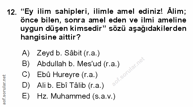 Soru 12
