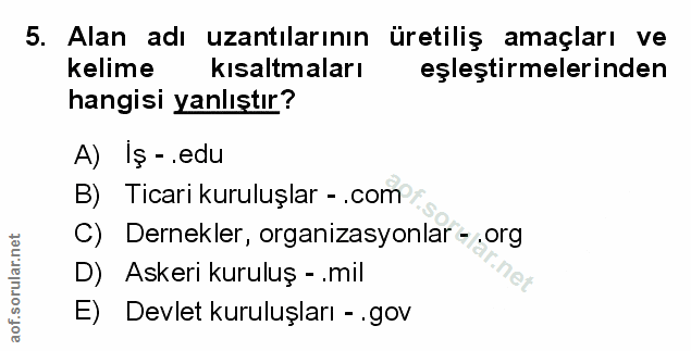 Soru 5