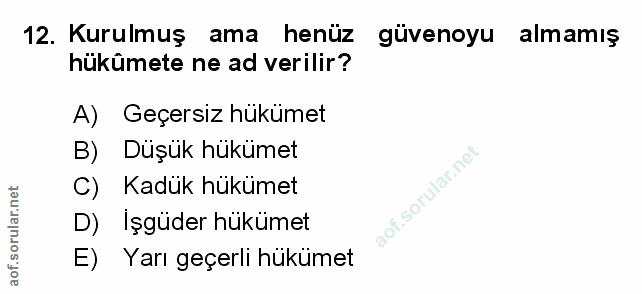 Soru 12