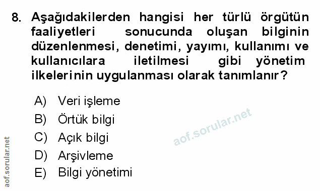 Soru 8