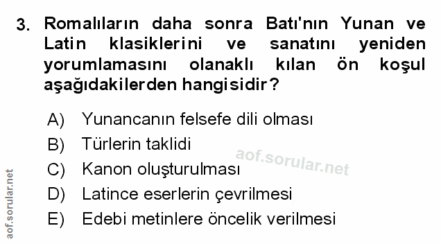 Soru 3