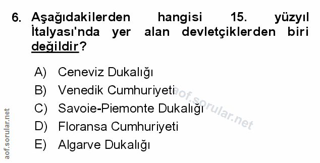 Soru 6