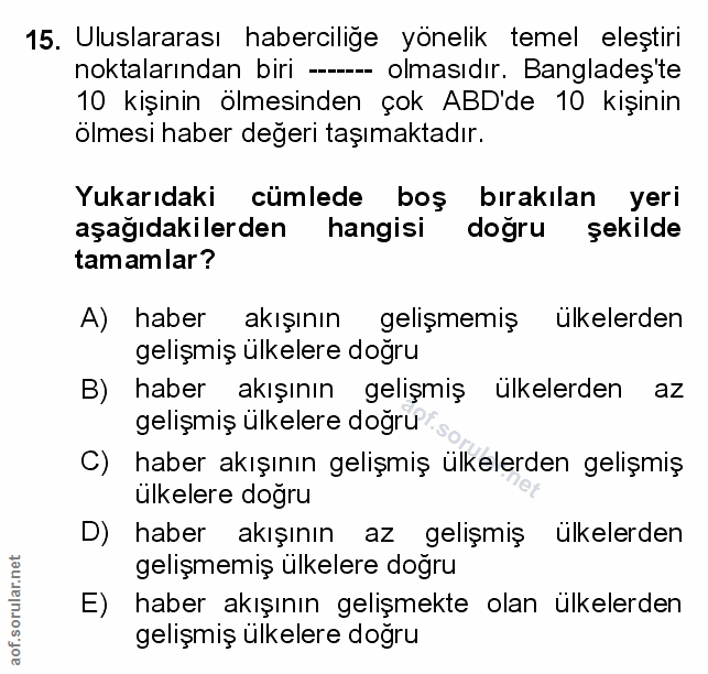 Soru 15