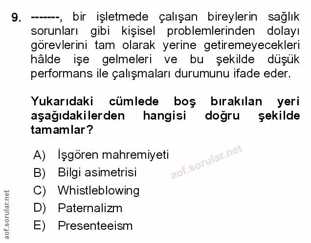 Soru 9
