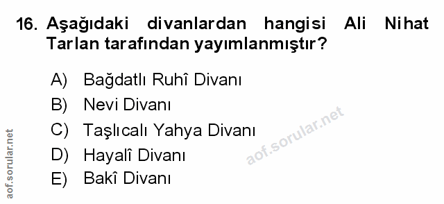 Soru 16