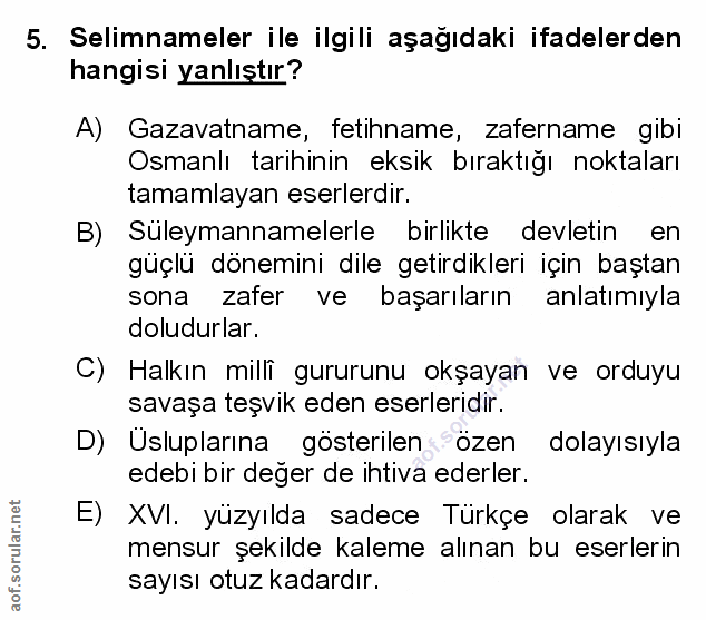 Soru 5