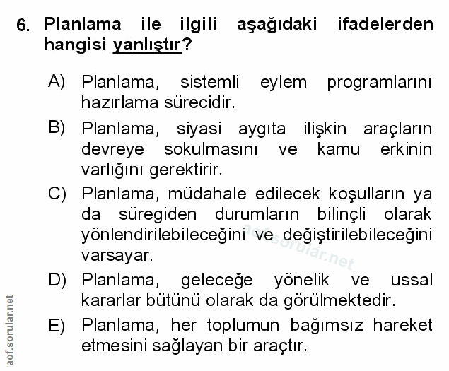 Soru 6