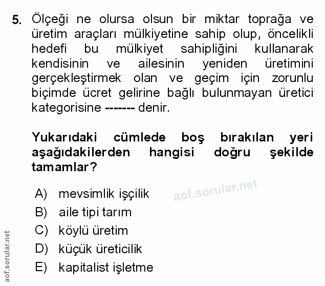 Soru 5