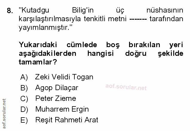 Soru 8