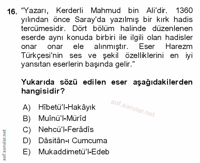 Soru 16