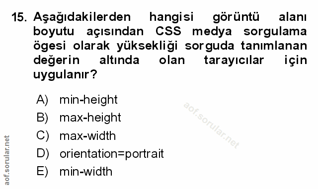 Soru 15