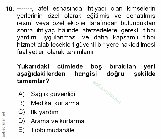 Soru 10