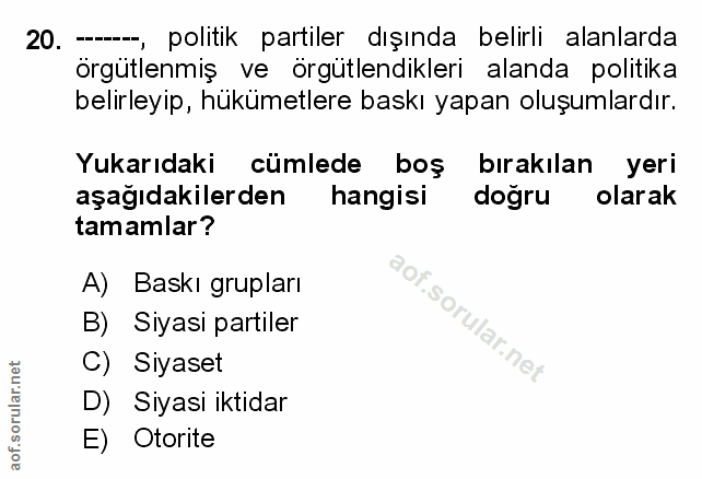 Soru 20