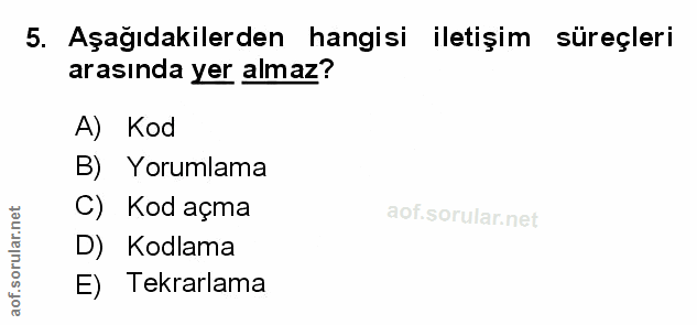 Soru 5