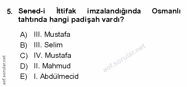Soru 5