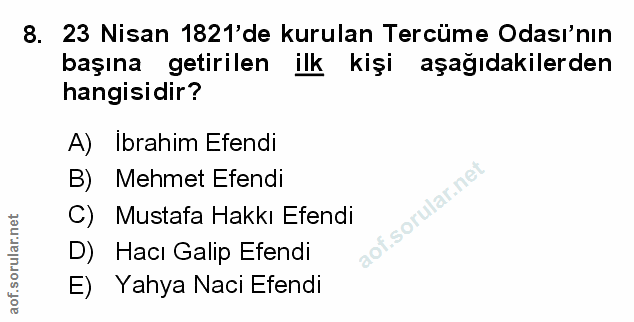Soru 8