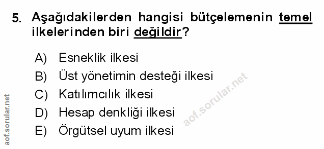 Soru 5
