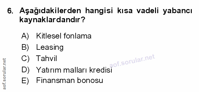 Soru 6