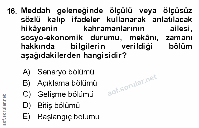 Soru 16