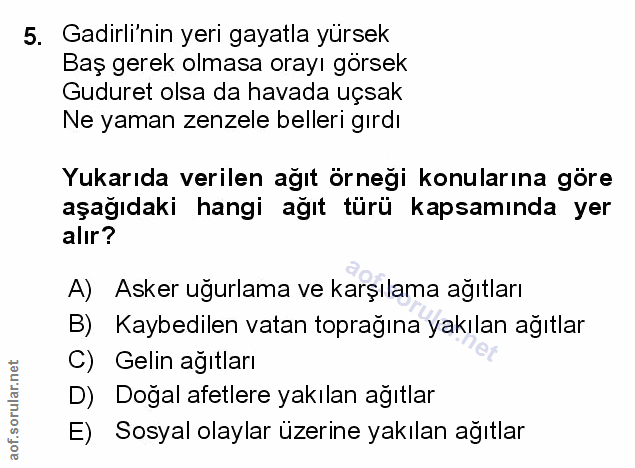 Soru 5