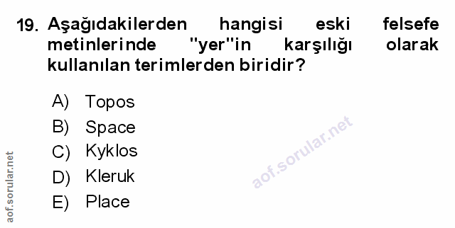 Soru 19