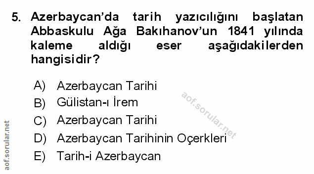 Soru 5
