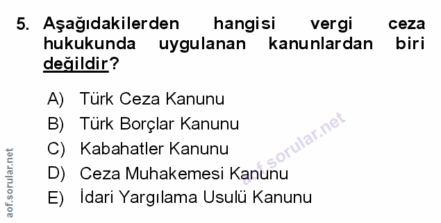 Soru 5
